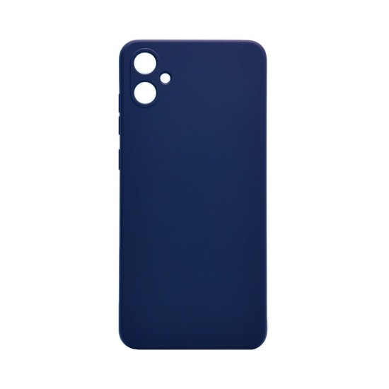 Capa de Silicone com Moldura de Câmera para Samsung Galaxy A05 Azul Escuro